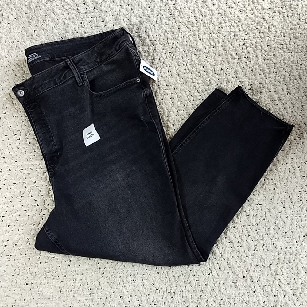 Jeans NWT gray stretch Rockstar size 26 Short